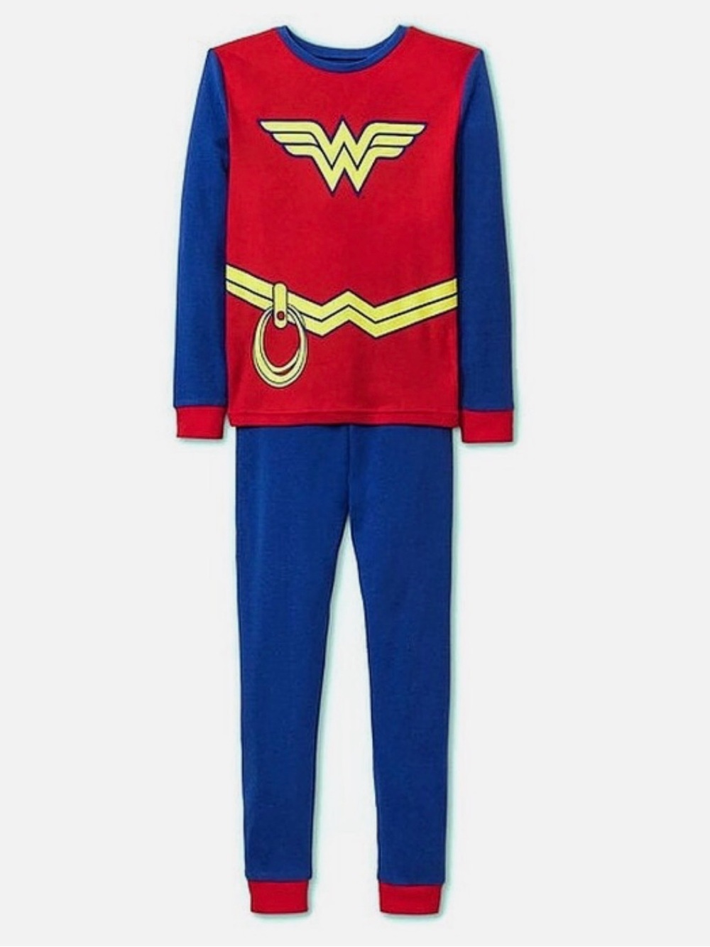 DC SUPER HERO WONDER WOMAN 2PC COTTON SLEEPWEAR SET CHILD SIZE 10 🌟NWT🌟